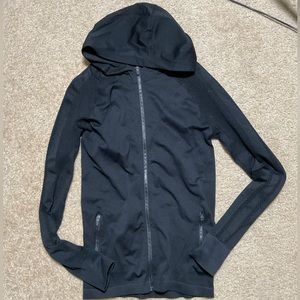 Lululemon black hoodie with cutout details